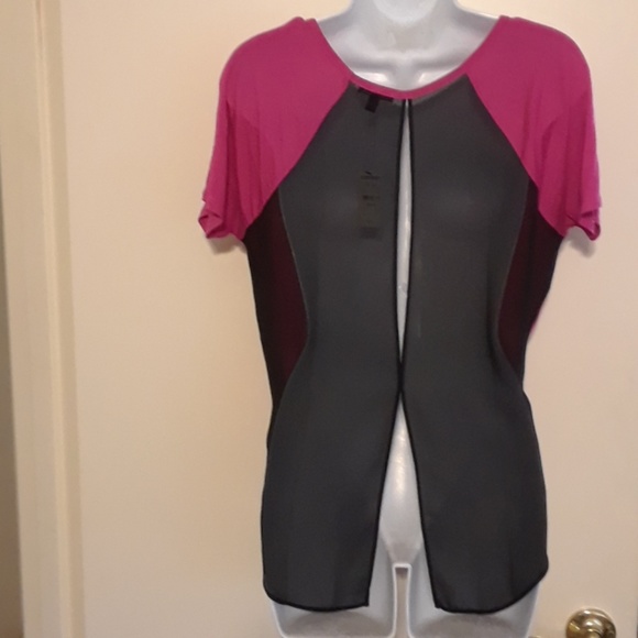 NWT Express blouse with sheer back - Picture 2 of 4